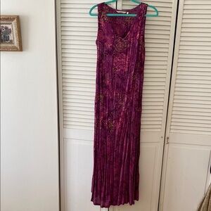 Soft Surroundings Vibrant Purple and Pink Dress